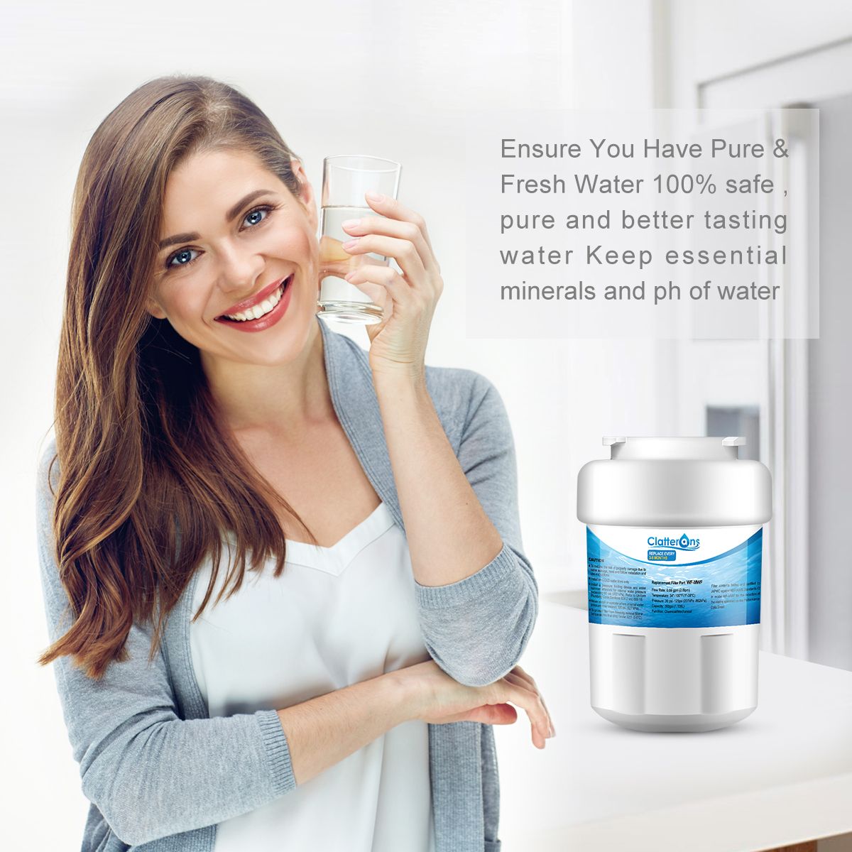 GE MWF Refrigerator Water Filter Smartwater Kenmore 9991 Hotpoint HWFA