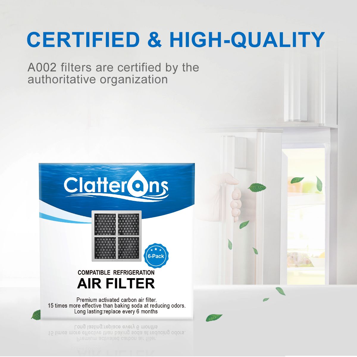 LG LT120F ADQ73214404 Refrigerator Air Filter, Kenmore elite 469918 air