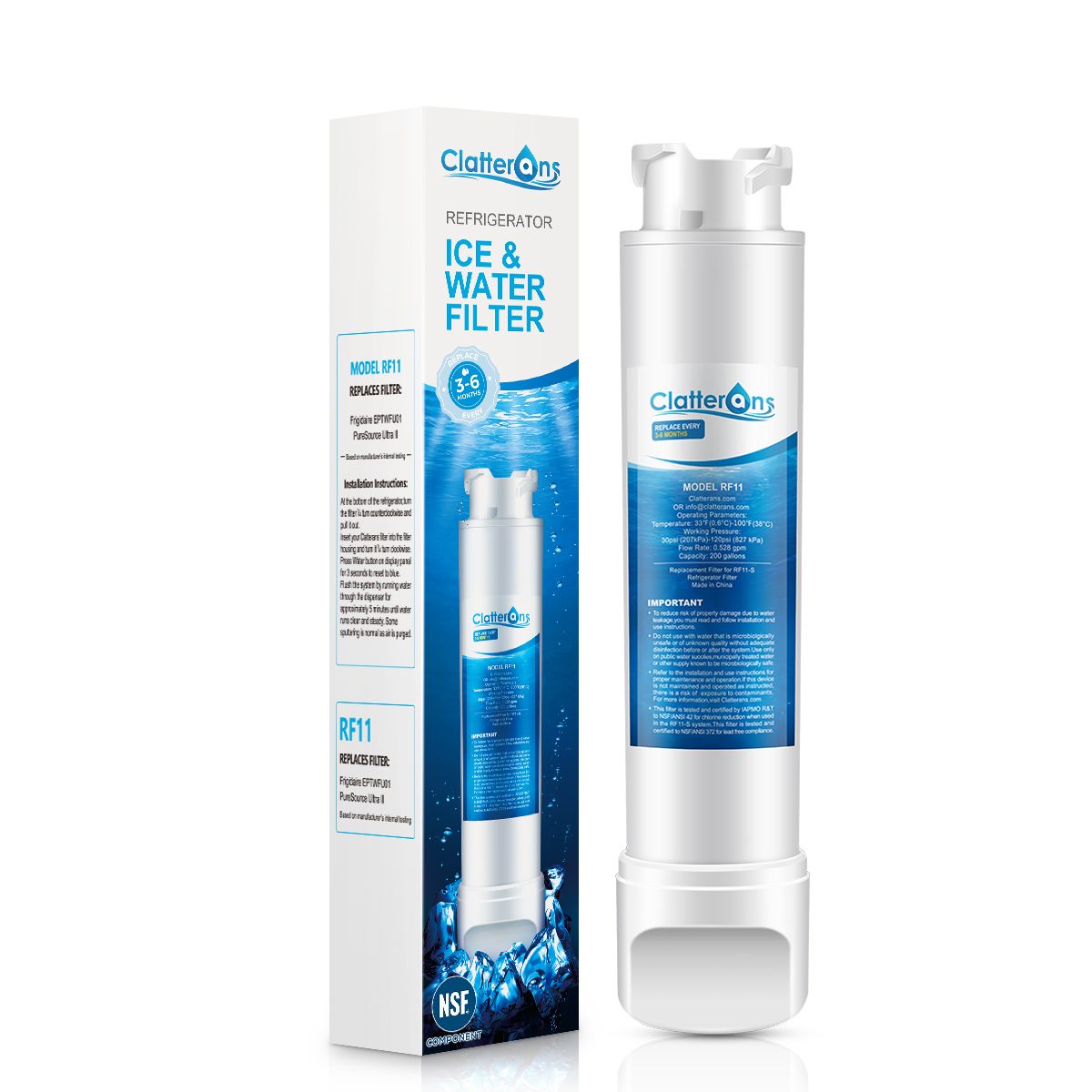 Frigidaire Refrigerator Water Filter EPTWFU01 PURESOURCE ULTRA II Water