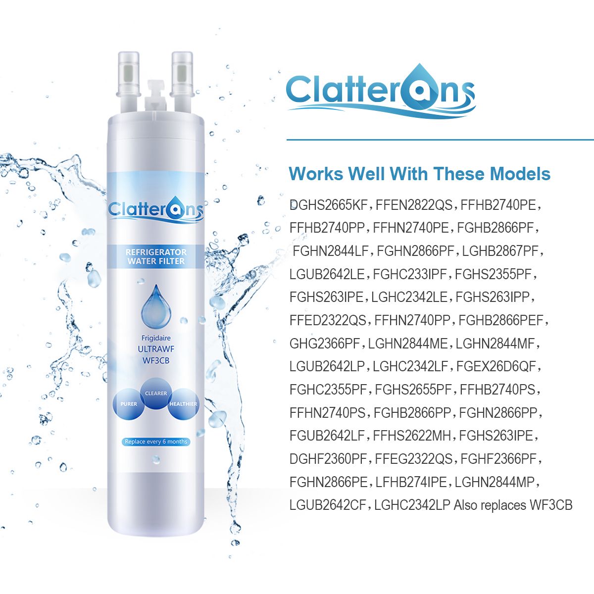 Frigidaire Water Filter WF3CB Ultrawf Water Filter, Kenmore 9999 Water