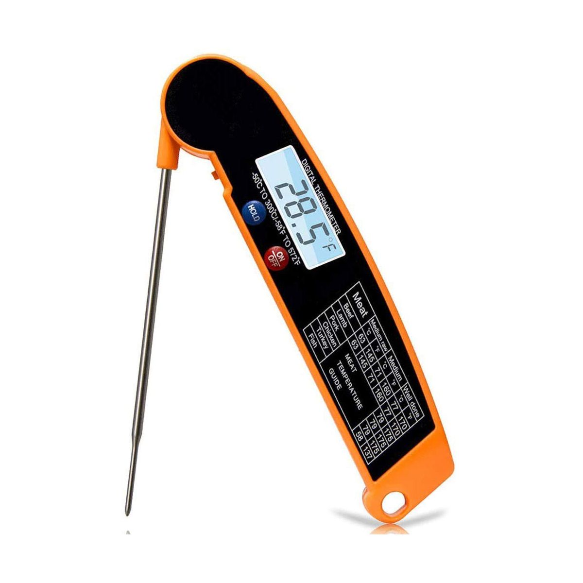 Pro Meat Thermometer With Backlight & Calibration. Best Waterproof, Oversized Screen Digital ...