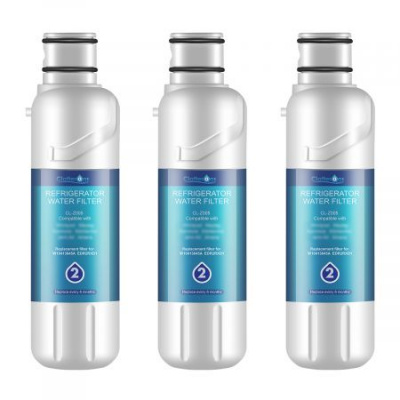 Clatterans CL-Z005 Refrigerator Water Filter Compatible for W10413645A Water Filter 2 & p6rfwb2 9082 , 3-Pack