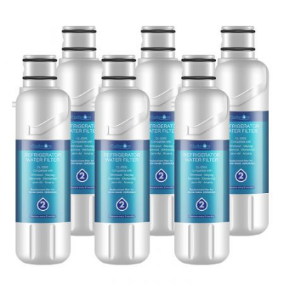 Clatterans CL-Z005 Replacement for W10413645A Water Filter 2, 6-Pack