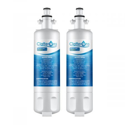 Clatterans CL-RF04 LG Refrigerator Water Filter LT700P ADQ36006101 & 469690 Water Filter, 2-Pack