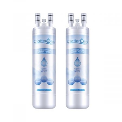 Clatterans CL-RF06 Frigidaire Pure Source 3 Water Filter, WF3CB Refrigerator Water Filter, 2-Pack