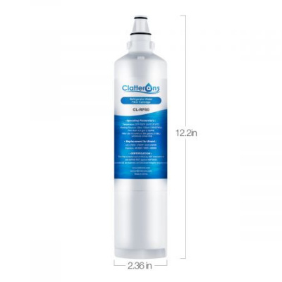 Clatterans CL-RF60 LG Refrigerator Water Filter 5231JA2006 LG LT600P & 46-9990, 3-Pack