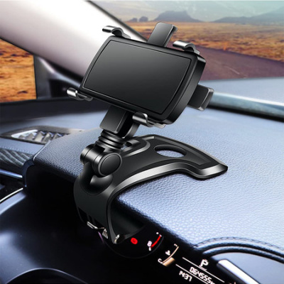 Auto Car Dash Clip Car Phone Holder For 1200 Degree Rotation Phone For iPhone 11/12 Pro Max Galaxy Phone Holder