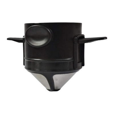 Portable folding coffee filter reusable coffee percolator holder funnel basket holder collapsible coffee percolator holder