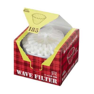 Wave Filters KWF-185 Pack of 50 Sheet White Convenient box type for taking out and storing 22210 (185(2 to 4 people)) - 50Pcs