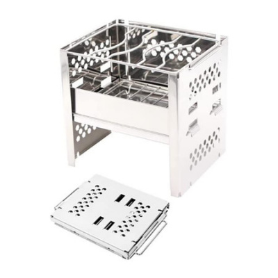 Barbecue Rack Multifunctional Mini Stainless Steel Folding Oven Grill Stove