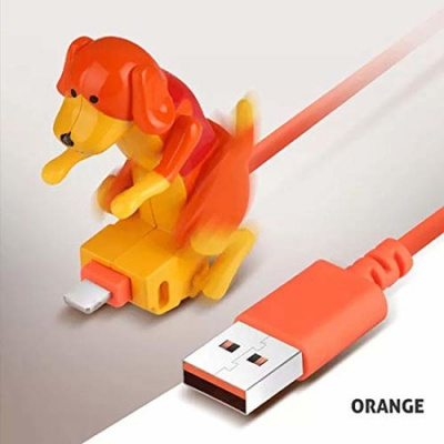 Stray Dog Charging Cable, Suitable  USB Charging Cable Android Type C col orange