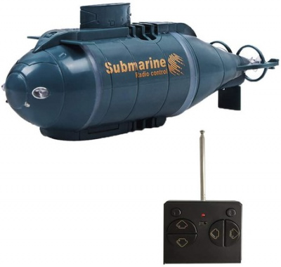 6 Channels Mini RC Submarine Toy (Blue)