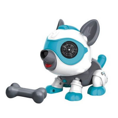 Robot Dog Animals Toy Smart Puppy Interactive Intelligent Educational Kids Toys 3-8 Year Old Boys and Girls, Blue