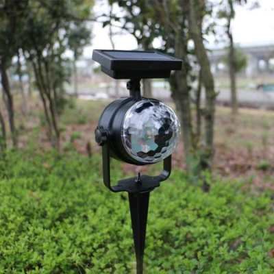 Outdoor Solar Rotating Color Projection Lamp Solar Lamp For Garden Decoration Lawn Lamp
